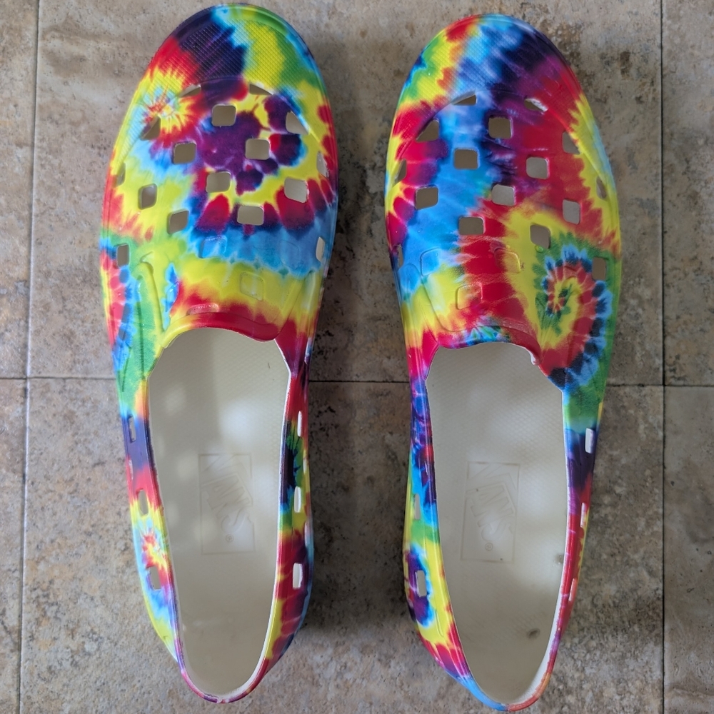 Vans Slip-On Shoe Trek TRK Tie Dye Men's Size 10